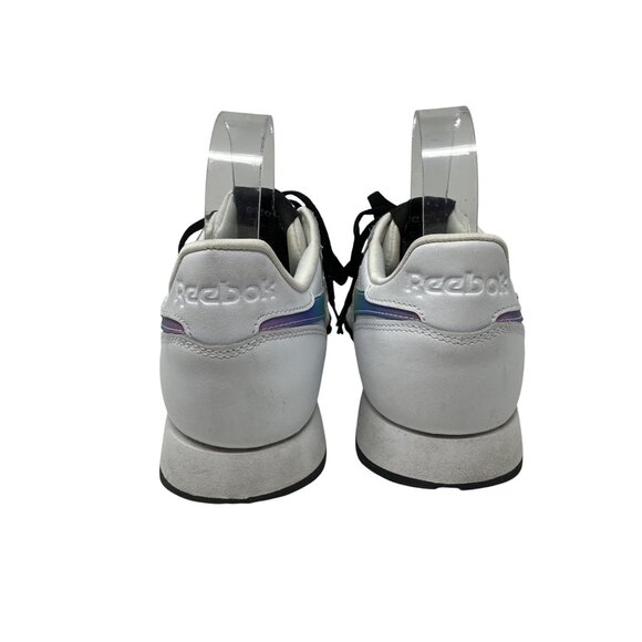 Reebok Classic Pride Edition Sneakers White W/ Rainbow Stripes Men's Size 8 - Picture 4 of 14